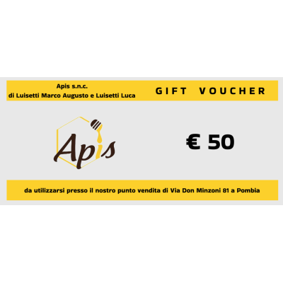 Gift voucher € 50